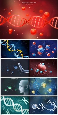 9款細菌病毒基因鏈醫療科技生物科技PSD.